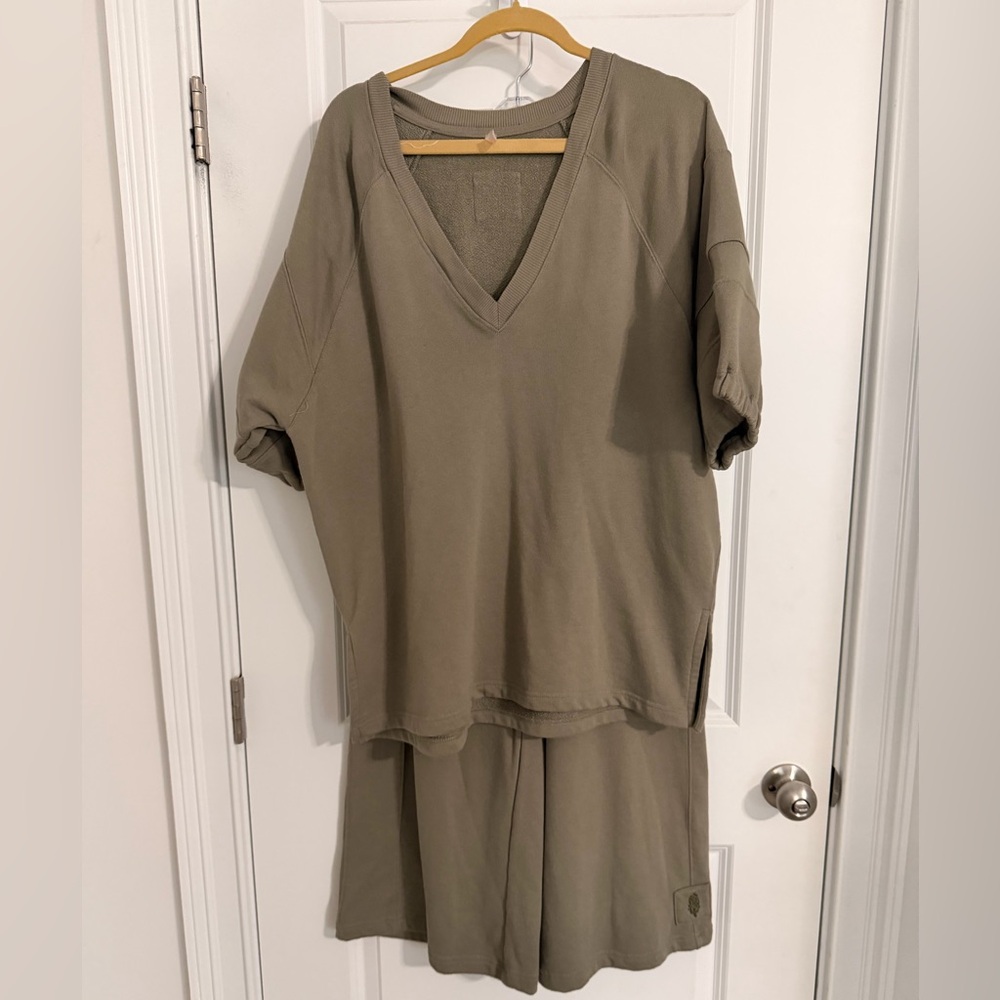 FP Movement by Free People Olive Lounge Set